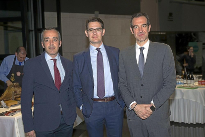 Juan Manuel Farto, Felipe Cerezo y Mariano Villafáfila.