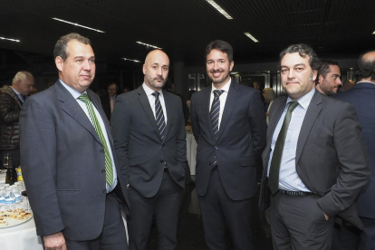 César García, José Luis Jiménez, Luis Ángel Sánchez y David Herrero (Bankia).