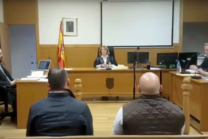 Vista del juicio celebrado en el Juzgado de lo Penal número 1 de León.-ICAL