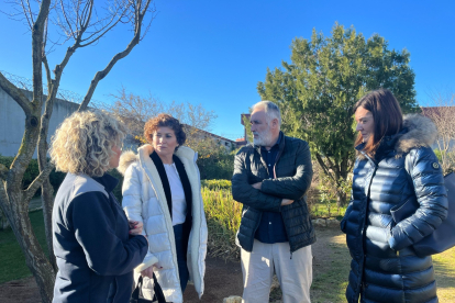 La concejala de Participación Ciudadana, Mayte Martínez, visita el Centro Penitenciario de Villanubla. -E.M.