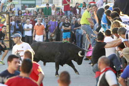 Celebración del Toro de Gracia, ayer en Villanubla.-J. M. Lostau