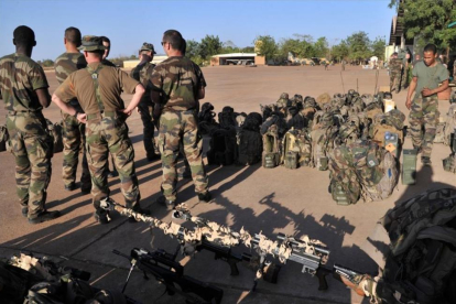 Soldados franceses en Malí.-AFP
