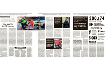 Reportaje sobre seguridad vial publicado en noviembre de 2022 en El Mundo de Castilla y León.