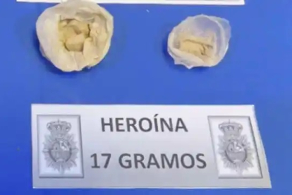 Heroína incautada en Valladolid.- E.M.