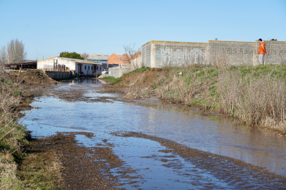 Inundaciones por la crecida del río Zapardiel en Medina del Campo (Valladolid). ICAL