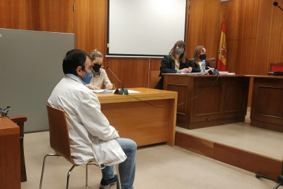 El militar acusado durante el juicio en el que se ha limitado a reconocer su culpabilidad. - EUROPA PRESS