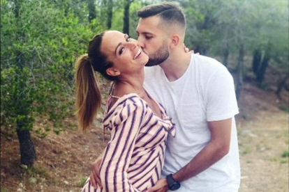 Jordi Alba y Romarey Ventura esperan su primer hijo.-EL PERIÓDICO (INSTAGRAM)