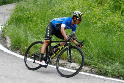 Esteban Chaves, durante la décima etapa del Giro.-/ LUK BENIES (AFP)
