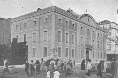 Edificio antiguo del Banco de España en el barrio San Andrés-Caño Argales en 1905.- ARCHIVO MUNICIPAL VALLADOLID