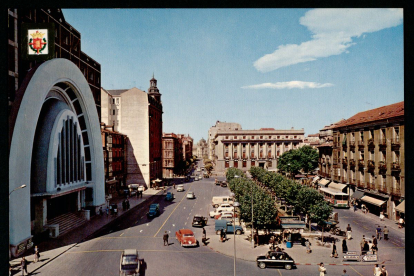 Plaza España en el barrio San Andrés-Caño Argales en 1967.- ARCHIVO MUNICIPAL VALLADOLID