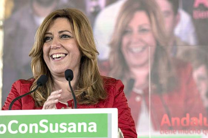 Susana Díaz: "A algunos el amor por Andalucía les dura menos que una campaña electoral".-Foto: EFE