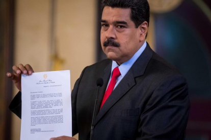 El presidente de Venezuela,  Nicolás Maduro. /-EFE / MIGUEL GUTIÉRREZ