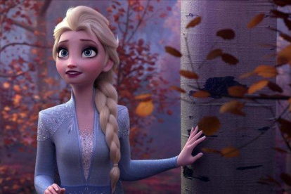 Elsa, en un fotograma de ’Frozen II’-