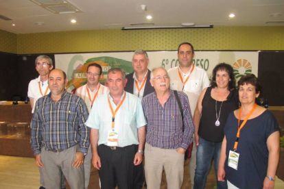 Miembros de la nueva Ejecutiva Regional de UPA Castilla y León.-El Mundo