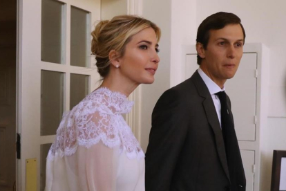 Ivanka Trump y su marido Jard Kushner-