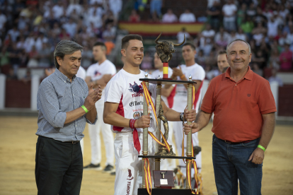 El ganador de la Final de la Liga de Corte Puro, José María Carreras 'Misu' en Valladolid