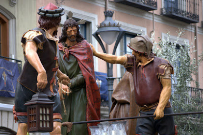 Procesión de Cristo a Getsemani con el paso 'Oración del Huerto'. -E.M.