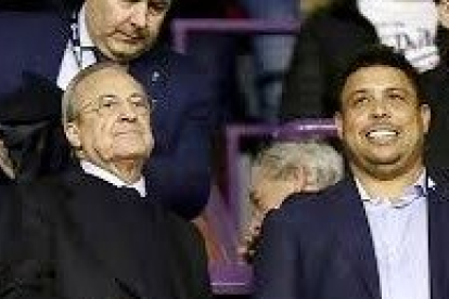 Florentino Pérez y Ronaldo Nazário.