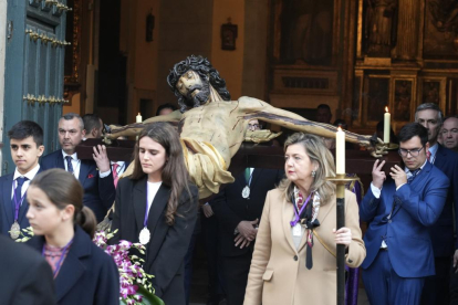 Vía Crucis del Cristo de los Carboneros en la Iglesia de Las Angustias. -J.M. LOSTAU