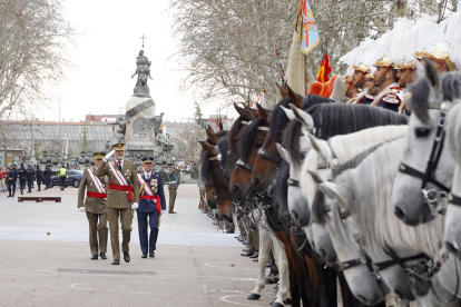 El rey preside el acto por el 375 aniversario del Regimiento de Caballería ‘Farnesio’ 12. Miriam Chacón / ICAL .