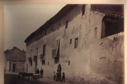 La Casa Colón de la calle Colón de Valladolid en 1865 - ARCHIVO MUNICIPAL