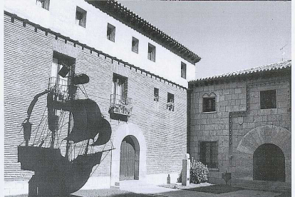 La Casa Museo Colón de la Calle Colón de Valladolid en 1980 - ARCHIVO MUNICIPAL