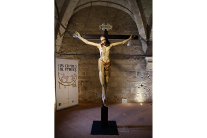 Imagen del Cristo del Socorro, del S XIV - XV. De Villalbarba (Valladolid) Rubén Cacho / ICAL