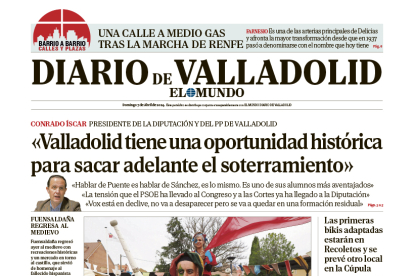 Portada de diario de Valladolid 7 de abril