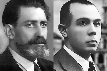 Federico Landrove Moíño y Antonio García Quintana, exalcaldes de Valladolid.
