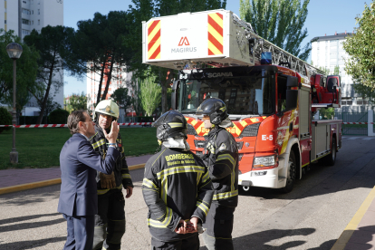 Nuevo vehículo escala del Servicio de Extinción de Incendios de la Diputación de Valladolid