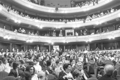 Festival de Cine Seminci de Valladolid en el Teatro Calderón de la calle Angustias en 1995