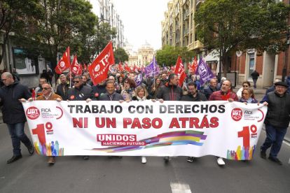 Manifestación 1 de Mayo en Valladolid. J.M.LOSTAU