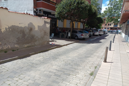 Calle Sinagoga de Valladolid en la que se produjo la reyerta a machetazos