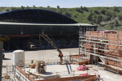 Obras en el Centro de Tratamiento de Residuos de Valladolid