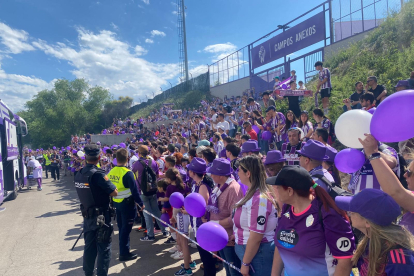 Recibimiento al Real Valladolid en Zorrilla