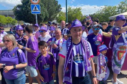 Recibimiento al Real Valladolid en Zorrilla