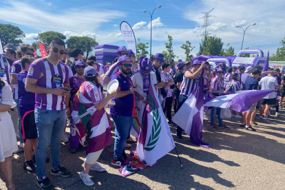 Recibimiento al Real Valladolid en Zorrilla