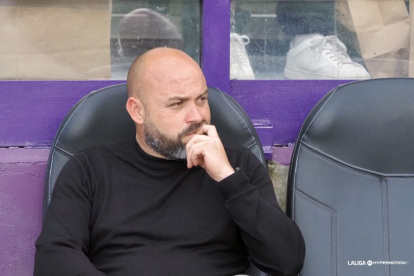 Manolo González, técnico del Espanyol en Zorrilla