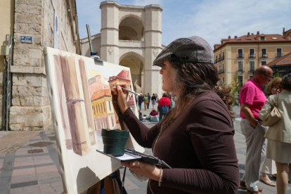 Feria de San Pedro Regalado. Concurso de pintura rápida.