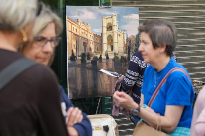 Feria de San Pedro Regalado. Concurso de pintura rápida.