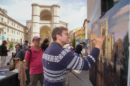 Feria de San Pedro Regalado. Concurso de pintura rápida.