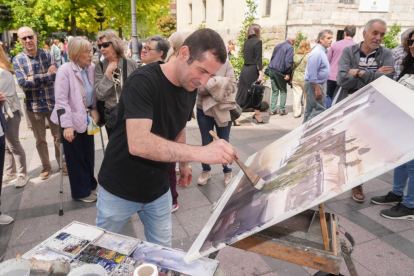 Feria de San Pedro Regalado. Concurso de pintura rápida.