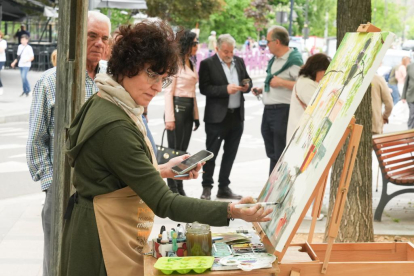 Feria de San Pedro Regalado. Concurso de pintura rápida.