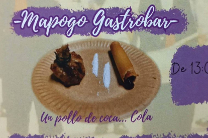 Tapa que ofrece el Mapogo Gastrobar