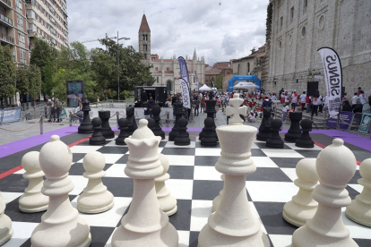 Celebración del torneo escolar de ajedrez 'Pequeños Gigantes' en Valladolid.