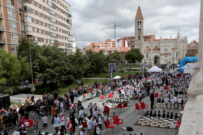 Celebración del torneo escolar de ajedrez 'Pequeños Gigantes' en Valladolid.