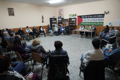 Las Comunidades Cristianas Populares de Valladolid mantienen un encierro en la parroquia de Santo Toribio de Mogrovejo por Palestina