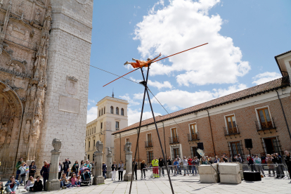 Actuación de La Corcoles en el 25 Festival Internacional de Teatro y Artes de Calle de Valladolid