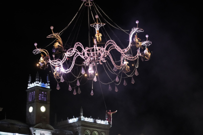 El espectáculo 'Cristal Palace', de Transe Express en la Plaza Mayor de Valladolid