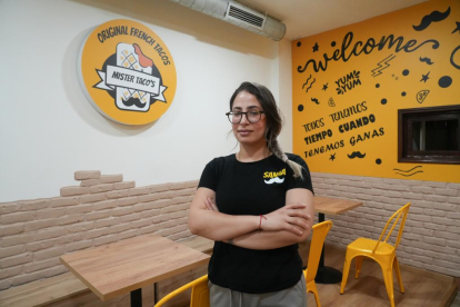 Sanaa Soudassi, dueña del restaurante de tacos franceses 'Mister Taco´s' en el número 4